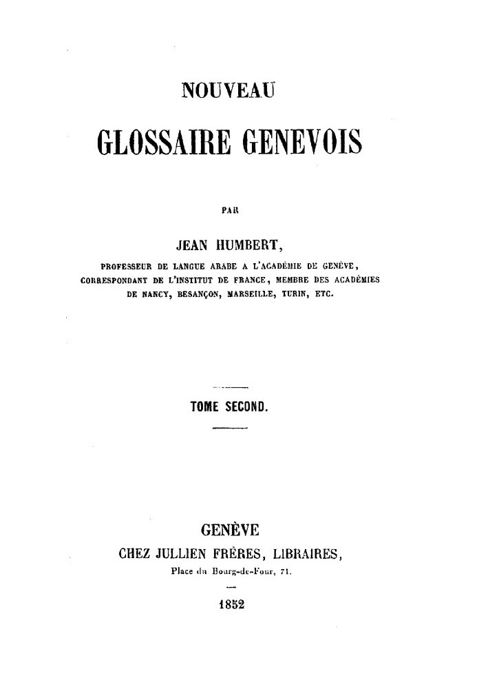 New Geneva Glossary, volume 2/2