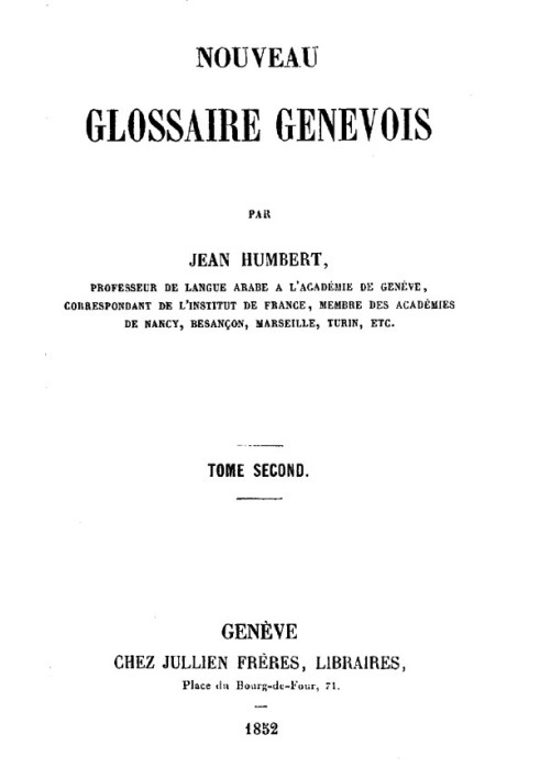 New Geneva Glossary, volume 2/2