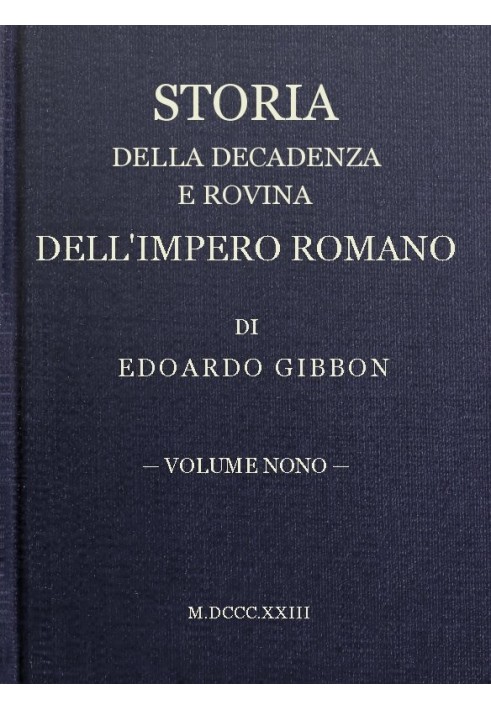 History of the Decline and Fall of the Roman Empire, volume 09