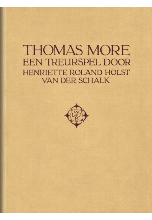 Thomas More: An elegy in verse