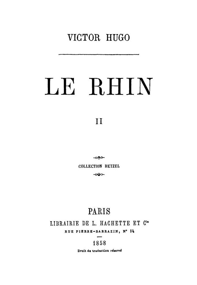 The Rhine, Volume II