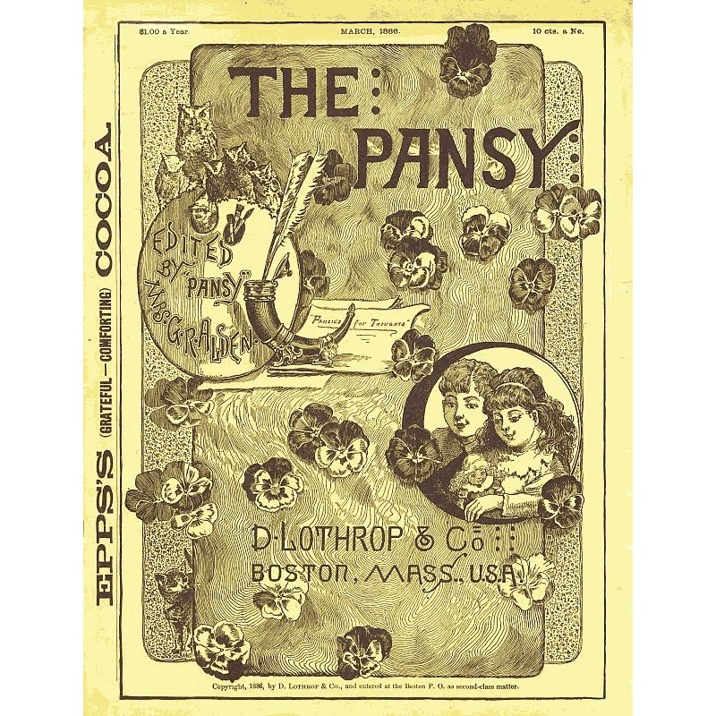 The Pansy Magazine, March 1886