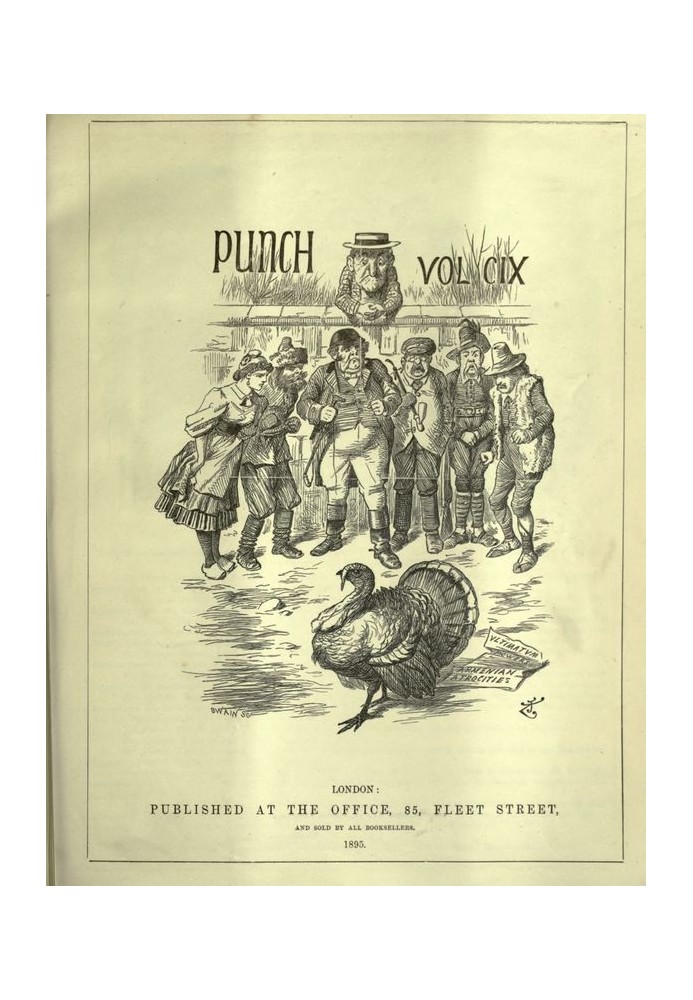 Пунш, или Лондонский Чаривари, Vol. 109, 12 октября 1895 г.