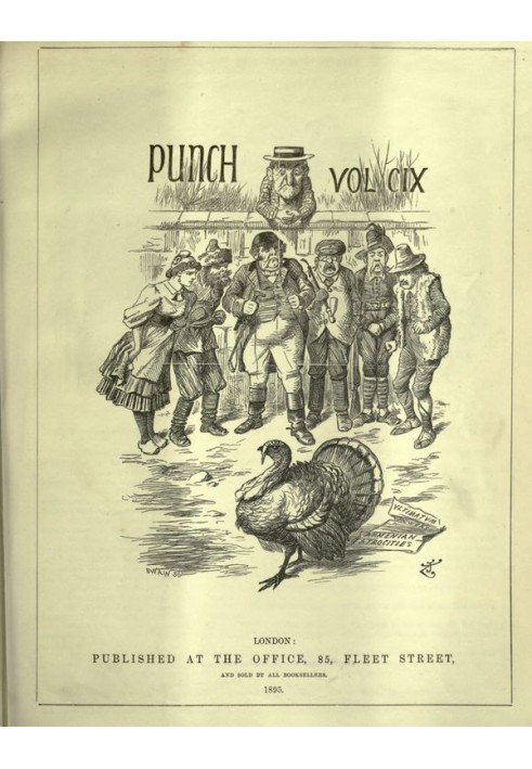 Пунш, или Лондонский Чаривари, Vol. 109, 12 октября 1895 г.