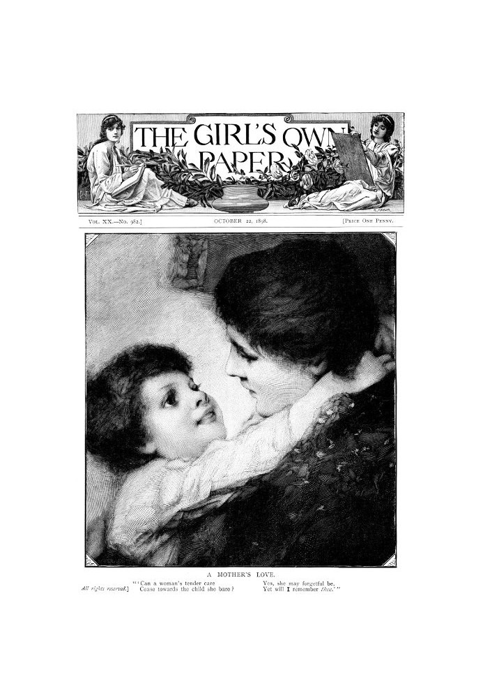 The Girl's Own Paper, Vol. XX, № 982, 22 жовтня 1898 р