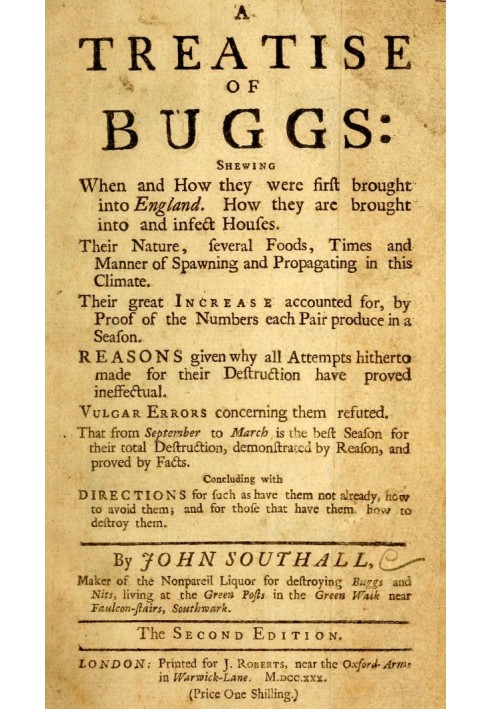 A Treatise of Buggs