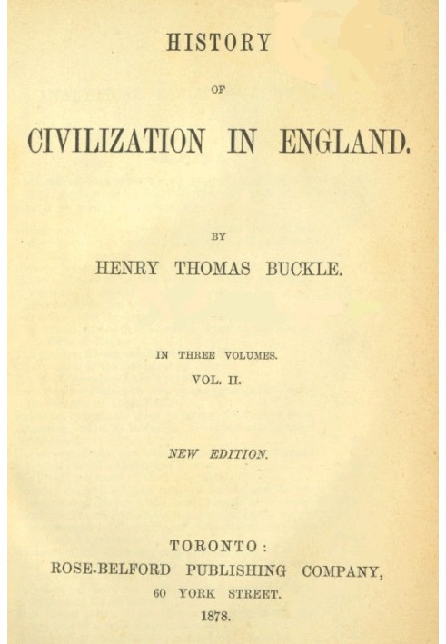 History of Civilization in England,  Vol. 2 of 3