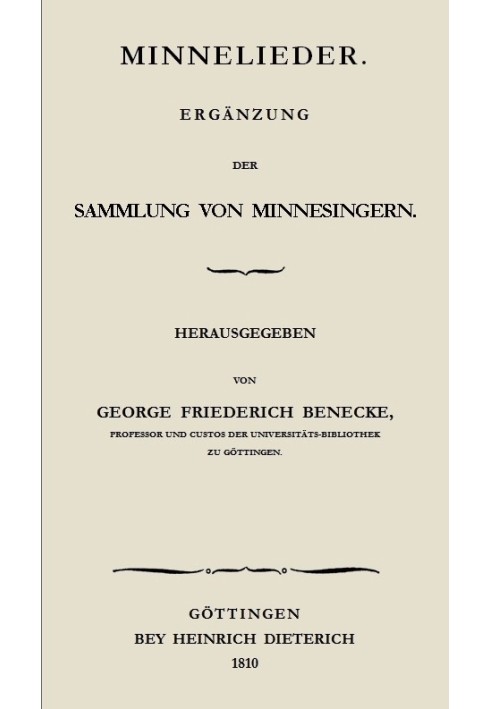 Contributions to knowledge of the Old German language and literature. First volume. Part 1.