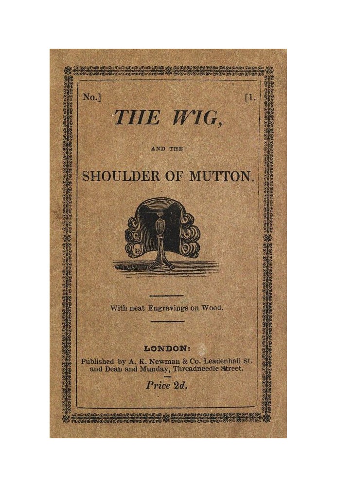 The Wig and the Shoulder of Mutton; or, The Folly of Juvenile Fears