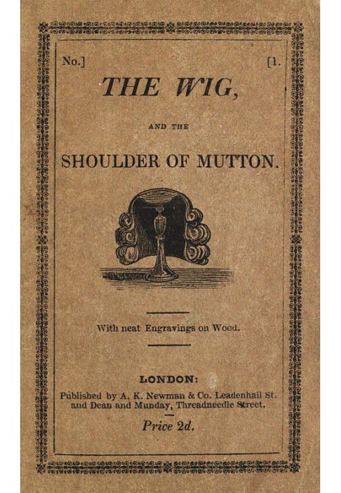 The Wig and the Shoulder of Mutton; or, The Folly of Juvenile Fears