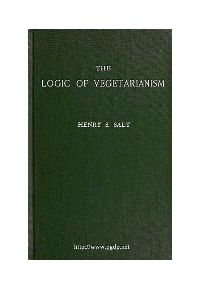 The Logic of Vegetarianism: Essays and Dialogues