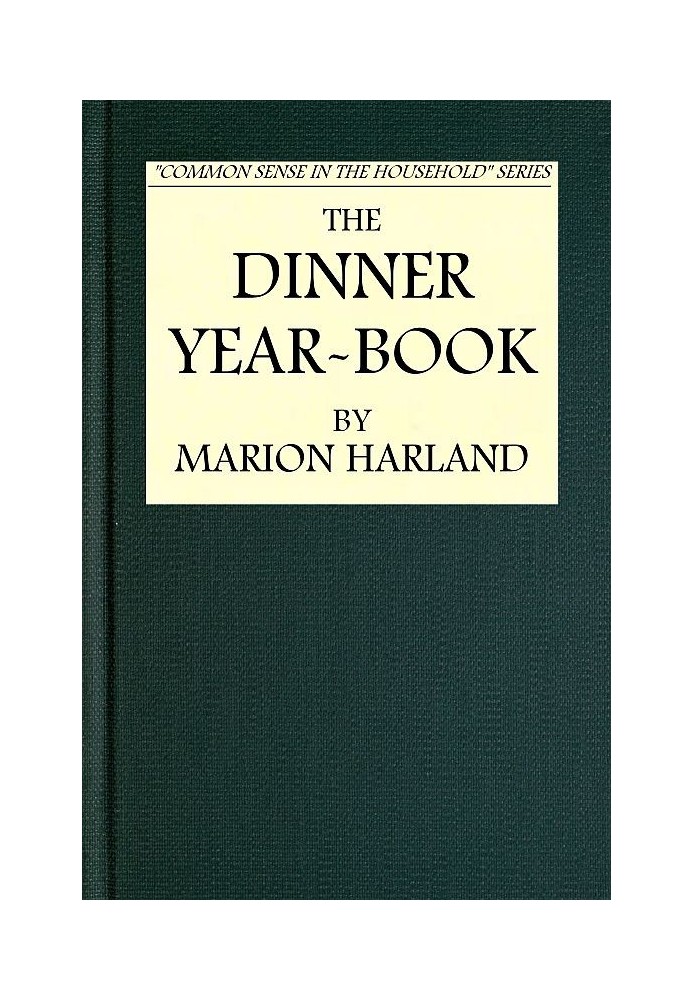 The Dinner Year-Book