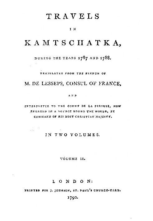 Подорожі по Камчатці 1787 і 1788 років, том 2