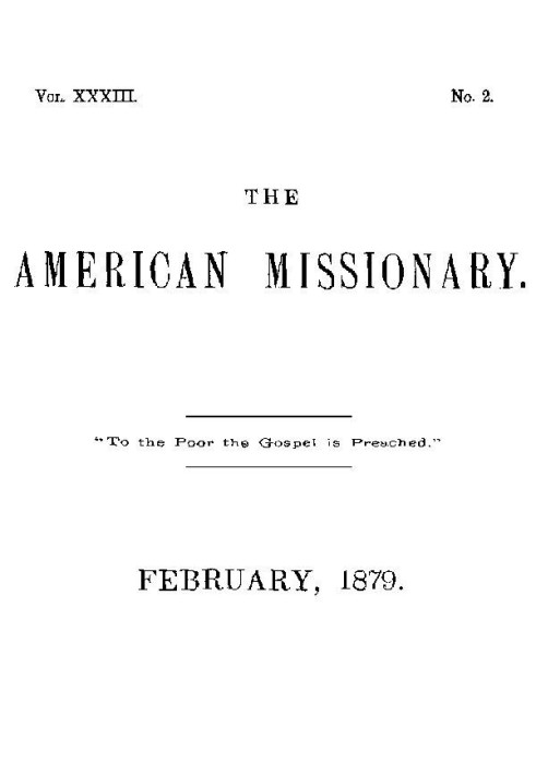 Американський місіонер — том 33, № 02, лютий 1879 р