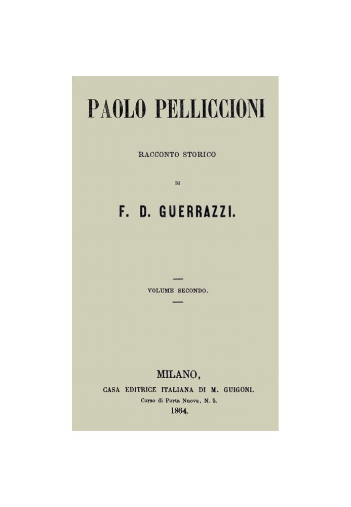 Паоло Пелліччоні, том 2 (з 2)