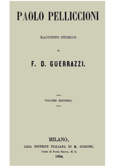 Паоло Пелліччоні, том 2 (з 2)