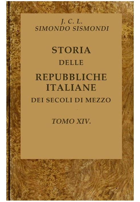 History of the Italian republics of the middle centuries, see 14 (of 16)