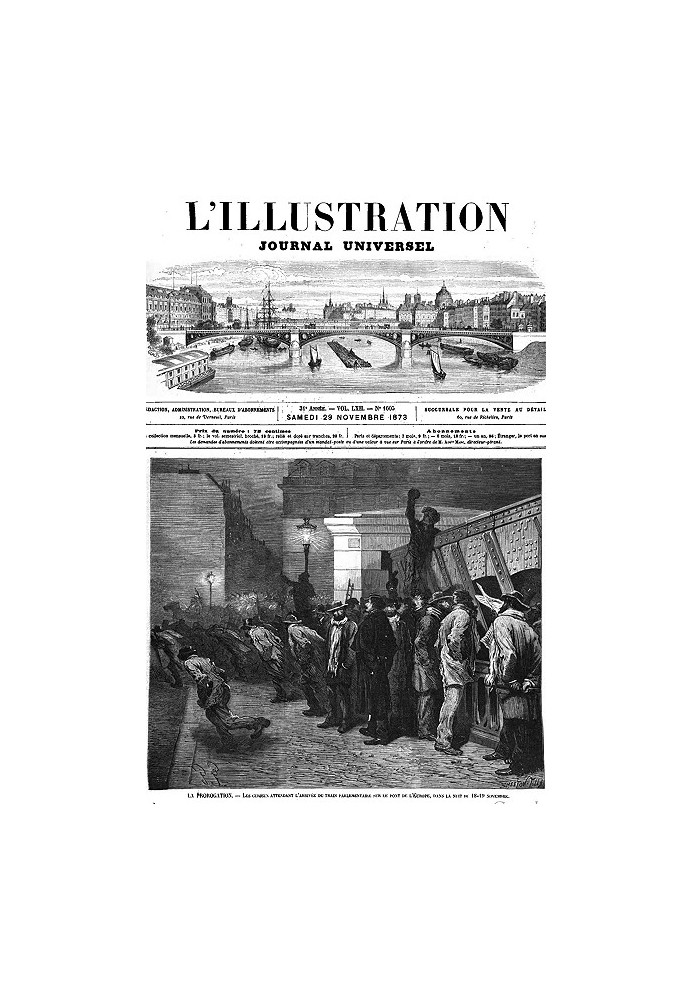 L'Illustration, № 1605, 29 листопада 1873 р