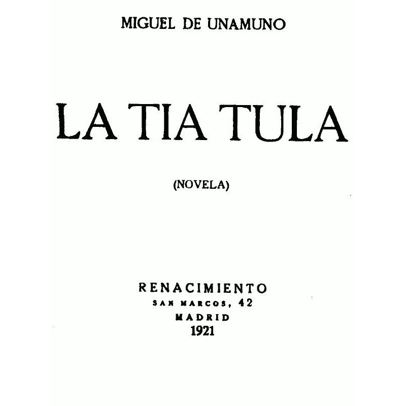 Aunt Tula (Novel)