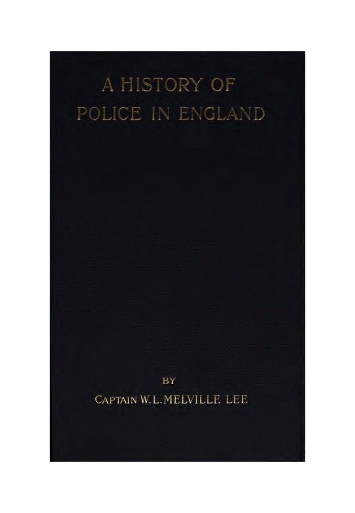 A History of Police in England