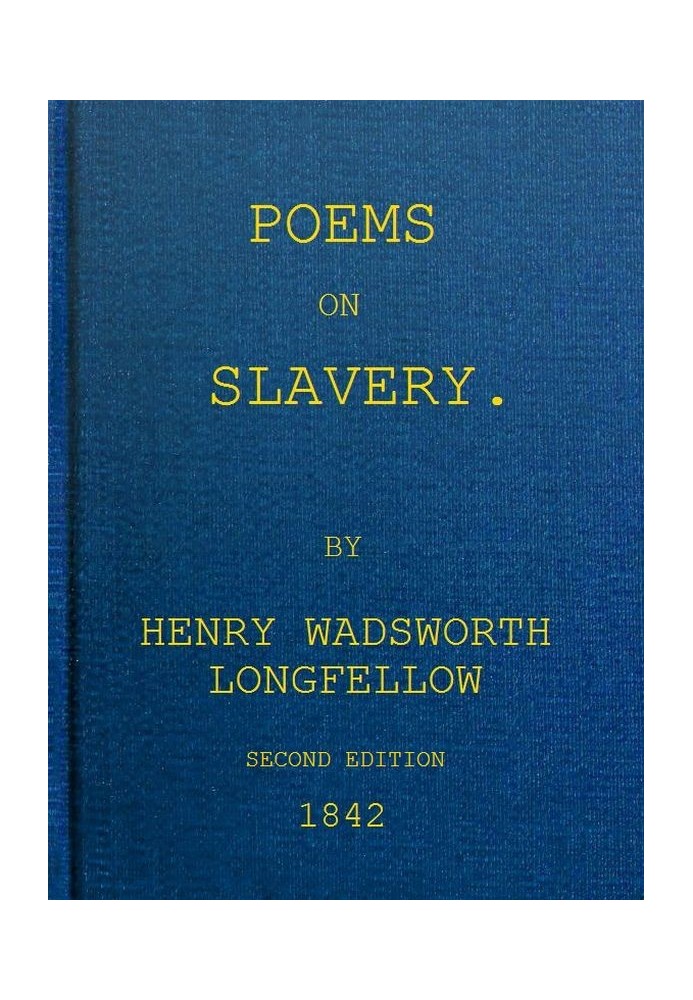 Poems on Slavery