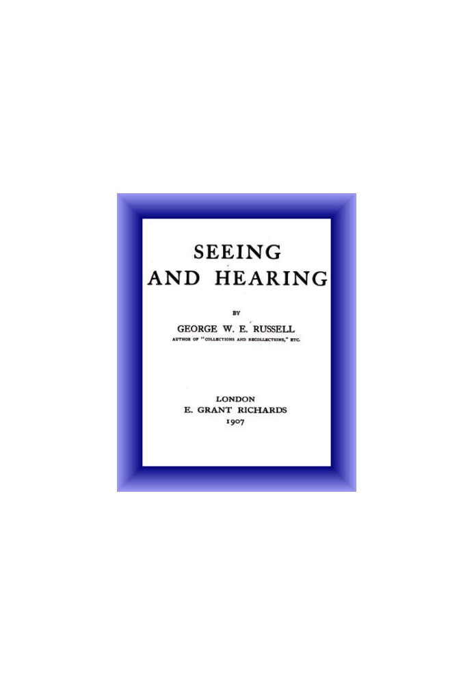 Seeing and Hearing