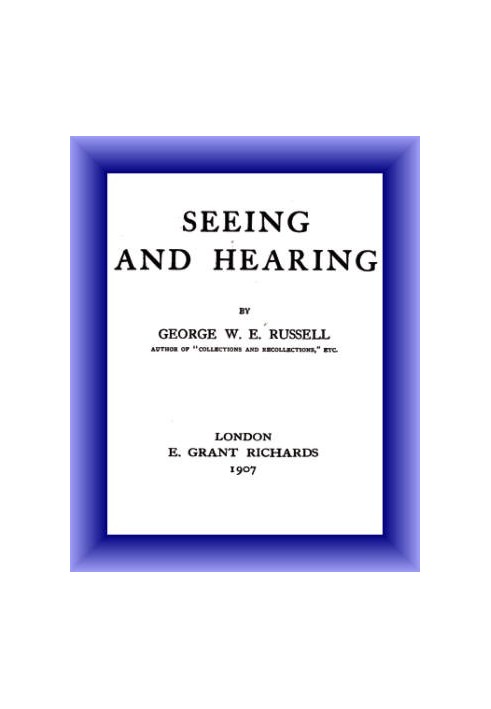 Seeing and Hearing