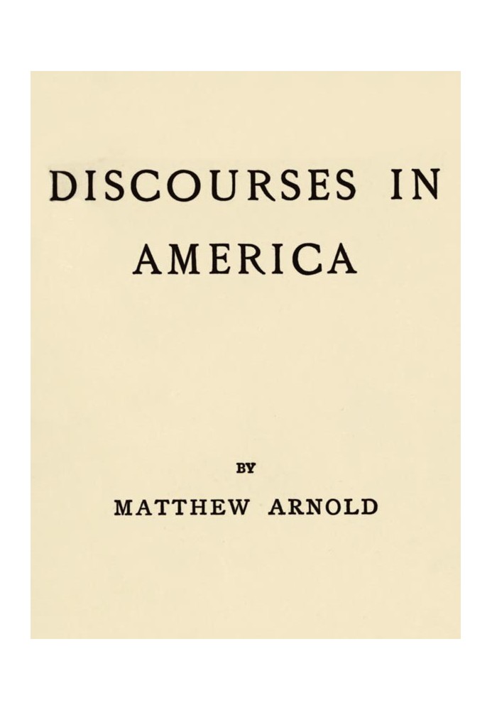 Discourses in America