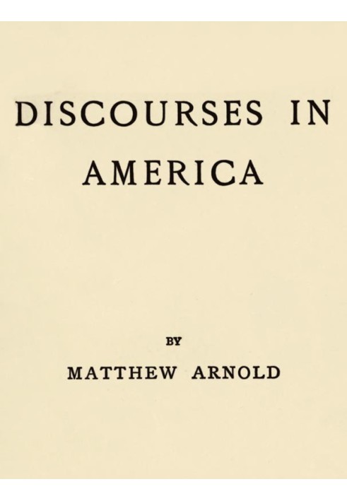 Discourses in America