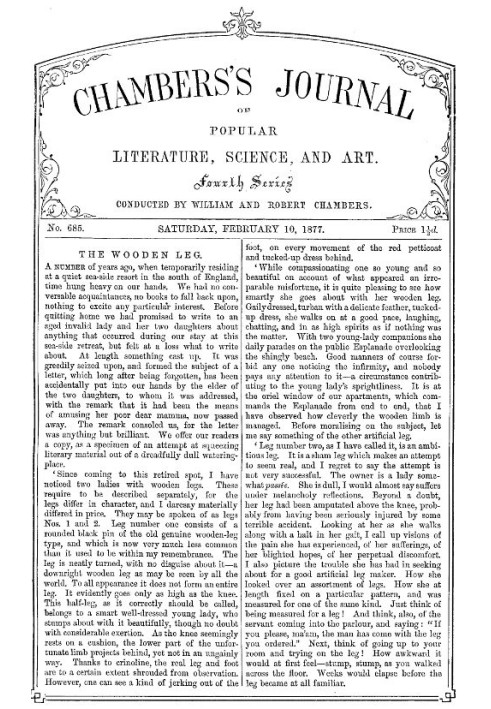 Chambers's Journal of Popular Literature, Science, and Art, No. 685 February 10, 1877