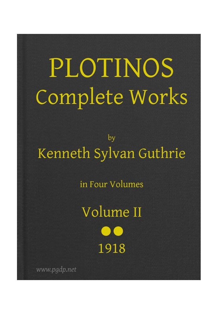 Plotinos: Complete Works, v. 2 In Chronological Order, Grouped in Four Periods