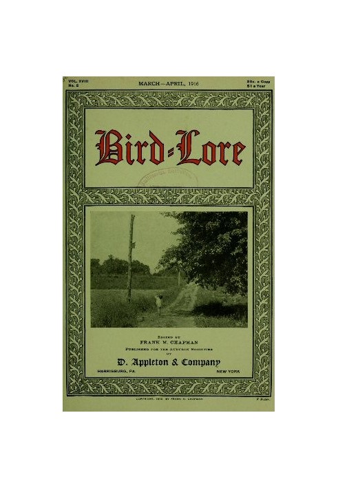 Bird-Lore, березень-квітень 1916 р