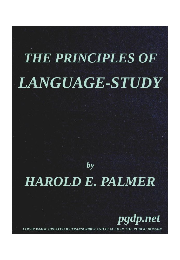 The Principles of Language-Study