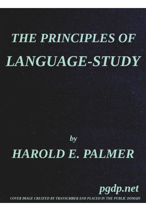 The Principles of Language-Study