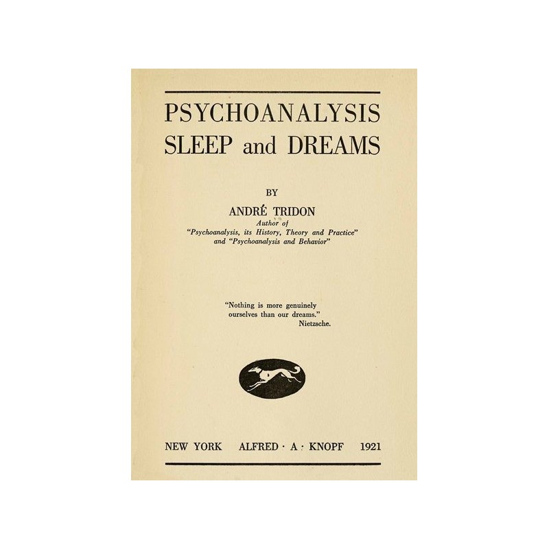 Psychoanalysis, Sleep and...