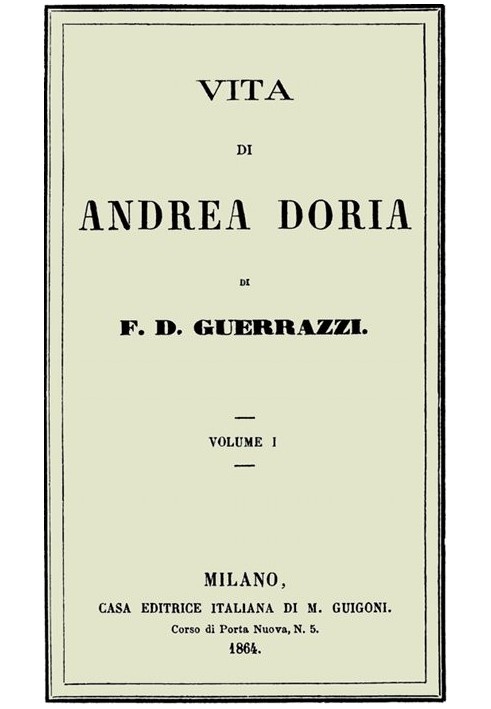 Life of Andrea Doria, Volume I