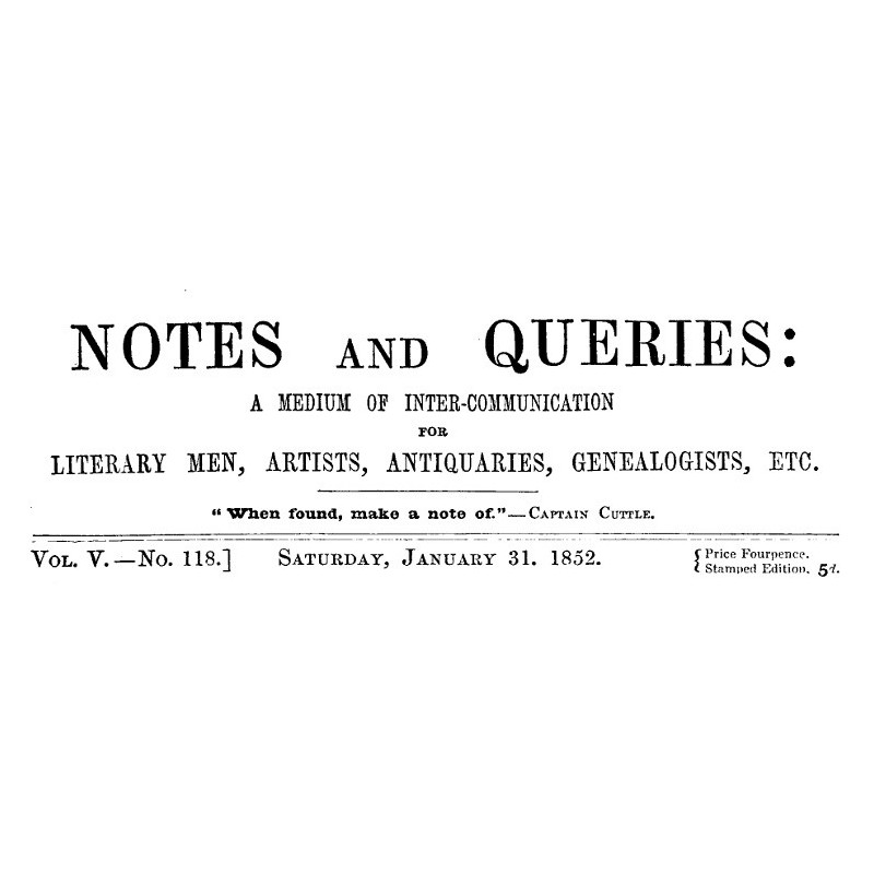 Примітки та запити, том. V,...
