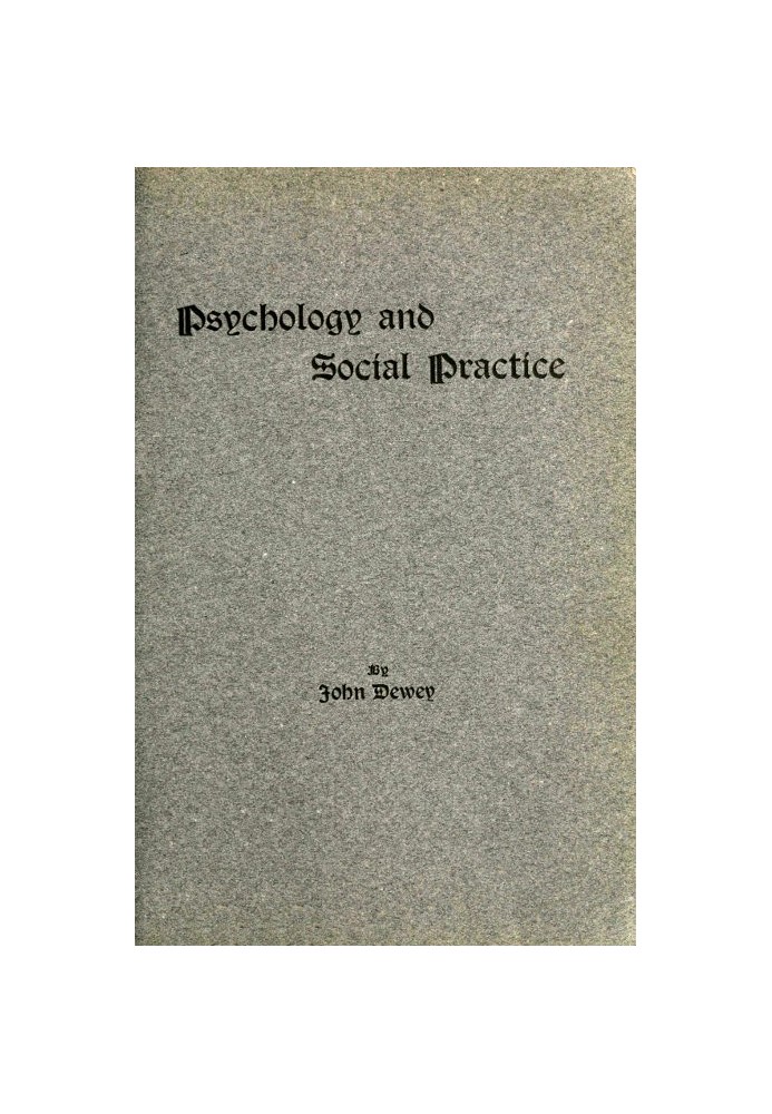 Psychology and Social Practice