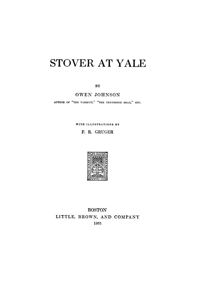 Stover at Yale