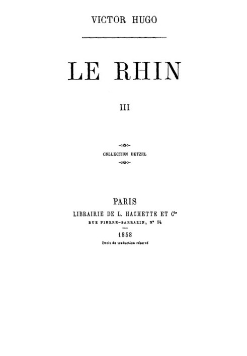 The Rhine, Volume III