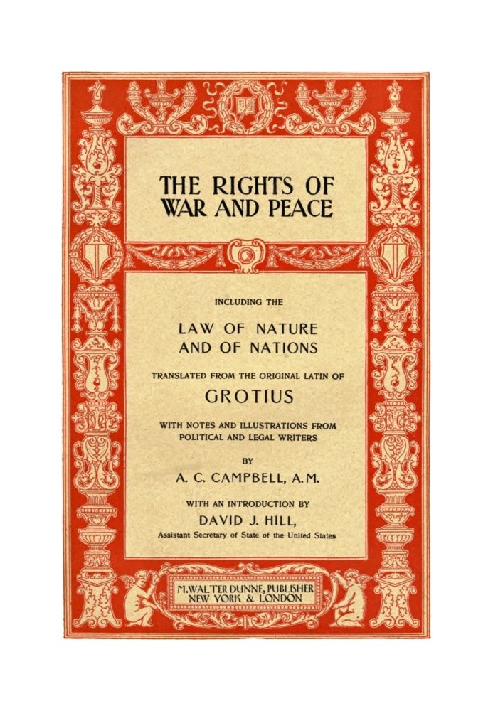 The Rights of War and Peace