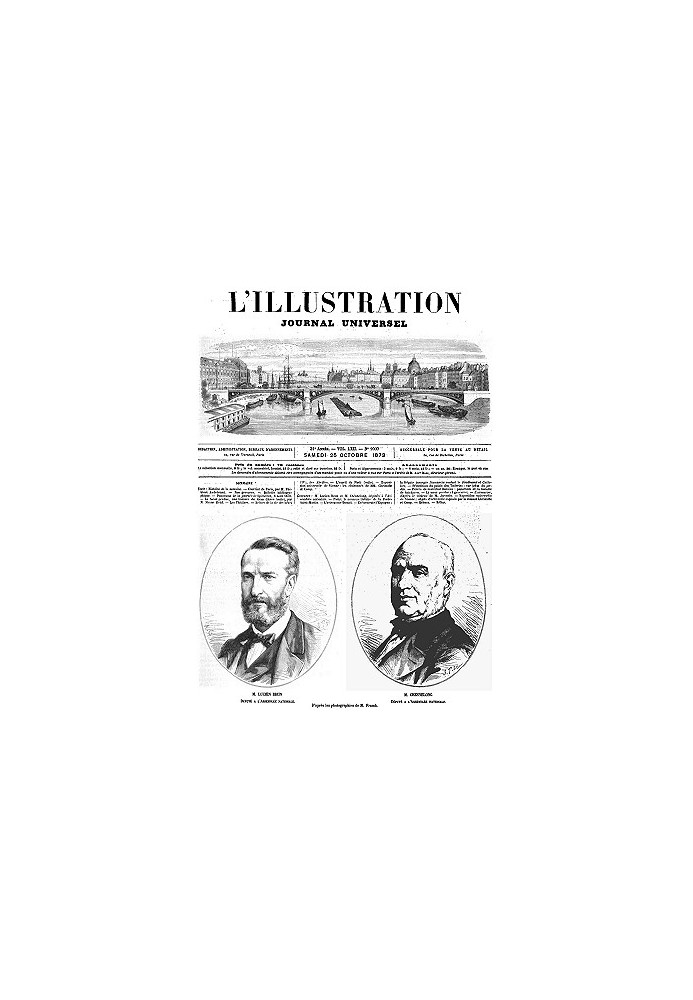 L'Illustration, № 1600, 25 октября 1873 г.