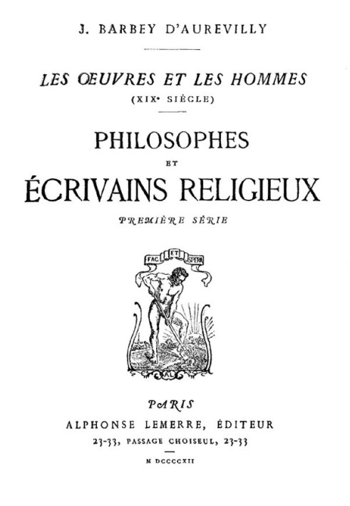 Philosophers and Religious Writers