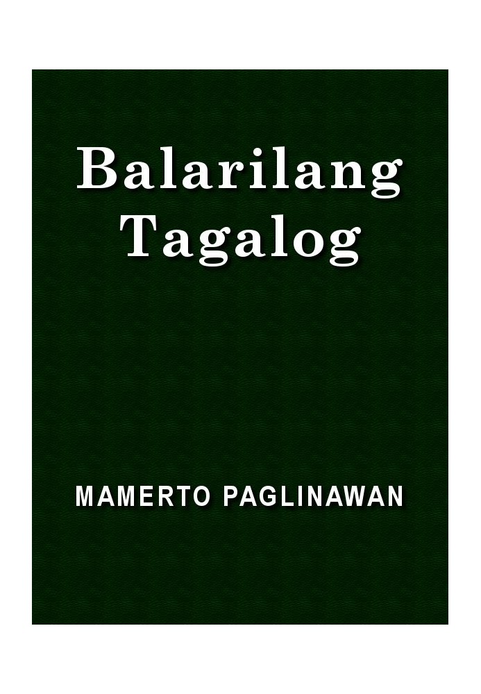 Tagalog grammar