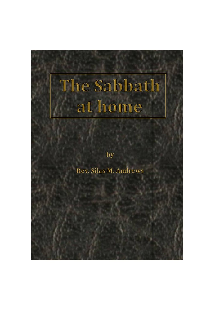 The Sabbath at Home