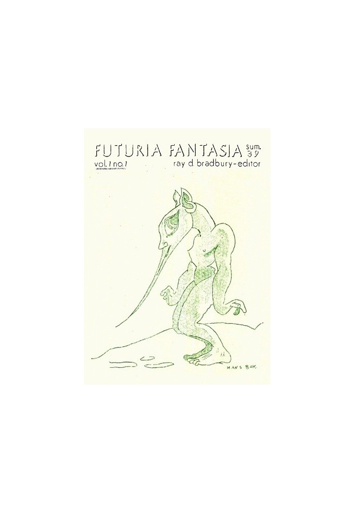 Futuria Fantasia, Summer 1939