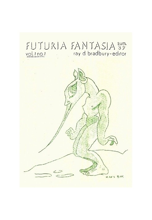 Futuria Fantasia, Summer 1939