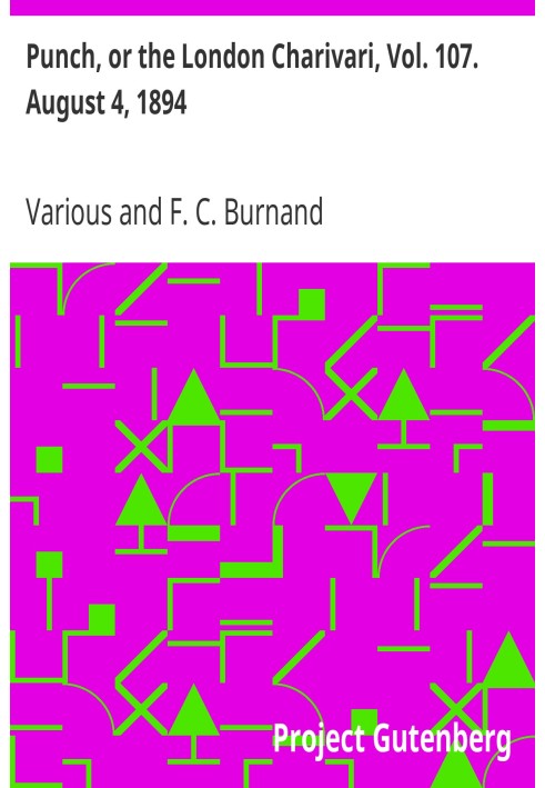 Пунш, или Лондонский Чаривари, Vol. 107. 4 августа 1894 г.