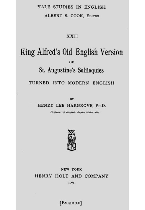 Староанглійська версія монологів святого Августина короля Альфреда перетворилася на сучасну англійську мову