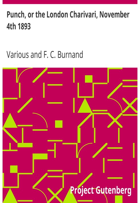 Punch, or the London Charivari, November 4th 1893